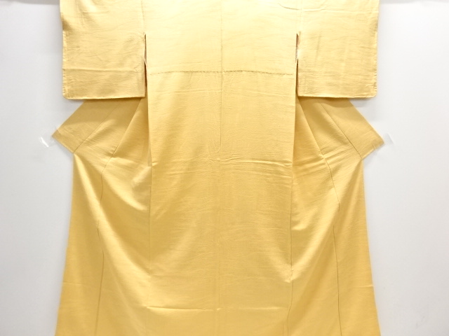 流水模様織り出し色無地着物